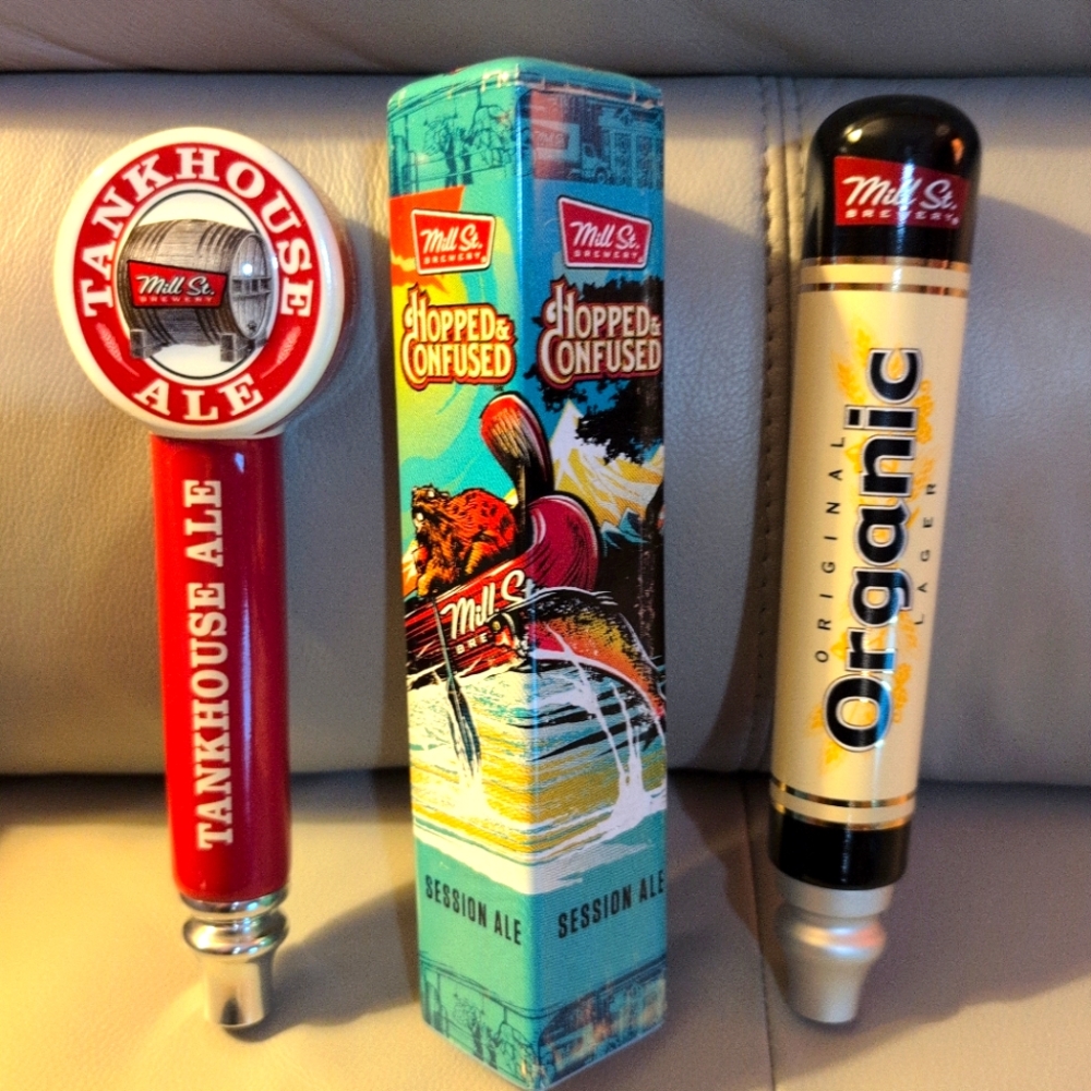 Mill St. Brewery Tap Handle Trio.
